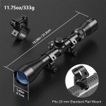CVLIFE R4 Reticle 3-9x40 Crossbow Scope