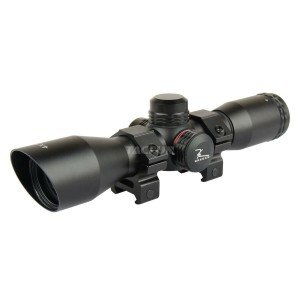 Compact 4X32 Crossbow Scope with Red/Green Reticle