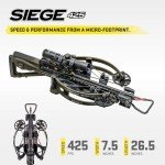 TenPoint Siege 425 Reverse-Draw Crossbow - Moss Green