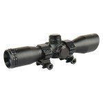 Compact 4X32 Crossbow Scope with Red/Green Reticle