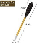 Koicaxy 36 PCS Mini Crossbow Bolts with Tips