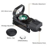 Feyachi Adjustable Reflex Sight with Red/Green Reticle