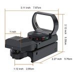 Feyachi Adjustable Reflex Sight with Red/Green Reticle