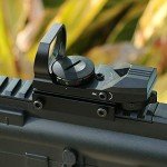 Feyachi Adjustable Reflex Sight with Red/Green Reticle