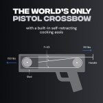 420fps Reverse Draw Crossbow - 150lbs Draw Weight