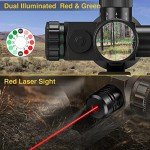 CVLIFE 2.5-10x40e Hunting Rifle Scope with Mounts