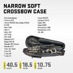 TenPoint Narrow Soft Crossbow Case - Black/Red