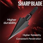 SUNYA 100 Grain Steel Broadheads - Pack of 12