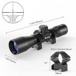 UUQ Tactical 4X32 Compact Scope with Mounts