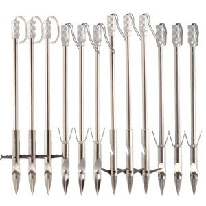 12-Pack Soporter Arrow Tips for Bowfishing Crossbows