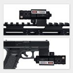 Pinty Compact Tactical Red Laser Sight with Mount