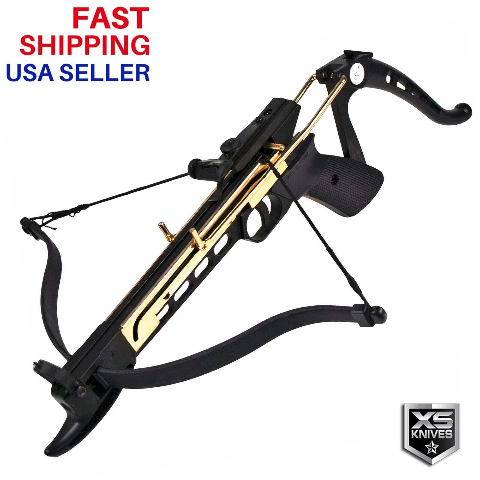 80lb Hunting Pistol Crossbow with 3 Bolts