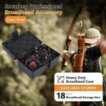 Smarkey Broadhead Box for 18 Arrow Points