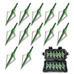 12PK Broadheads 100 Grain for Crossbows & Bows