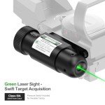 Feyachi RSL-88 Reflex Sight with Green Laser