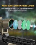 CVLIFE 1.5-5x32 Illuminated Crossbow Scope