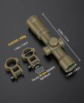 CVLIFE 1.5-5x32 Illuminated Crossbow Scope