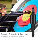 Jeimier 12 Pack 100 Grain Crossbow Field Tips