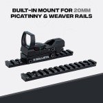 BALLISTA Tactical Reflex Green Red Dot Sight Optic