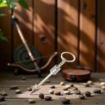 Silver Bow and Arrow Keychain for Archery Lovers