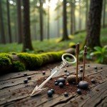 Silver Bow and Arrow Keychain for Archery Lovers