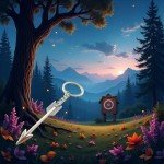 Silver Bow and Arrow Keychain for Archery Lovers