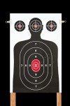 100 Pack Silhouette Paper Shooting Targets - 14x22