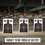 100 Pack Silhouette Paper Shooting Targets - 14x22