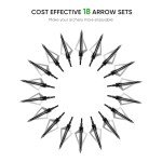 EONACTVE 18PK 100 Grain 3 Blade Broadheads