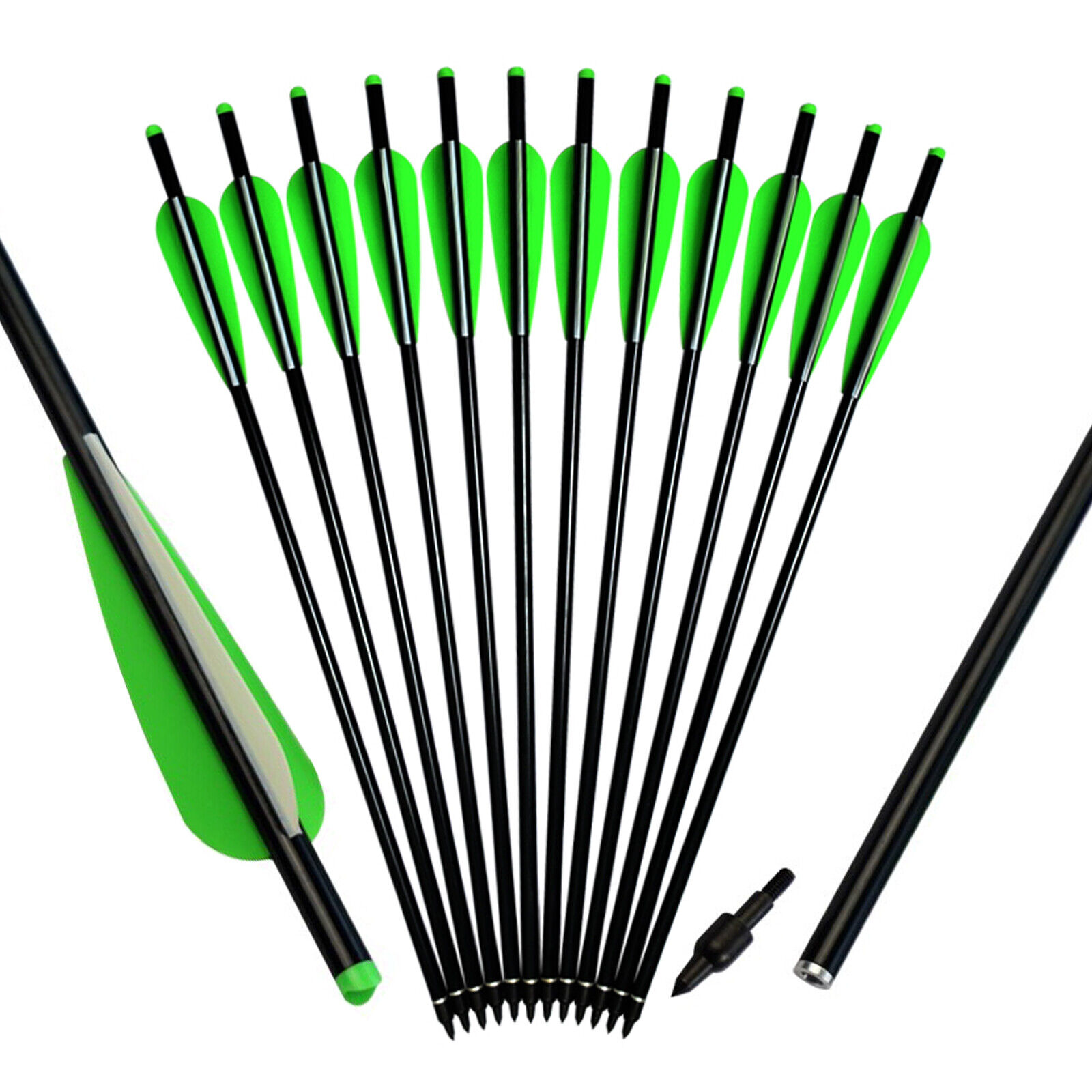 Aluminum Crossbow Bolts for Archery Hunting Practice