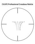 CVLIFE 2-7x32 Illuminated Crossbow Scope for Hunting