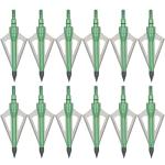 LeeMui 12PK 100-Grain Broadheads for Crossbows