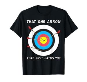 Crossbow Target Shooting T-Shirt for Archer Fans