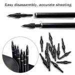 Qoaimu 100 Grain Archery Field Points for Crossbows