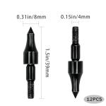 Qoaimu 100 Grain Archery Field Points for Crossbows