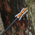 LEANPRO 6-Pack Mechanical Hunting Broadheads, 100 Grains