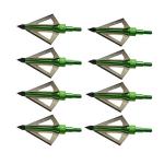 3-Blade Screw-in Broadheads for Crossbows (12 Pack)