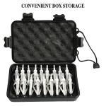Aiskaer 18 Pack Broadheads with Storage Case