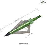 20 Inch Carbon Crossbow Bolts and Broadheads Set
