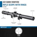 Barska 4x15 Rimfire Crosshair Scope for 50 Yards