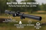 Barska 4x15 Rimfire Crosshair Scope for 50 Yards