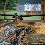 20-Inch Carbon Crossbow Bolts and Broadheads Set