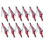 PG1ARCHERY 12 Pack Fixed Blade Broadheads for Crossbows