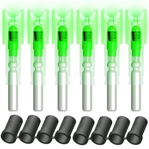 Linpeng 6PCS Lighted Nocks for Crossbow Bolts