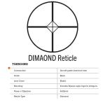 TRUGLO 4x32mm Diamond Ballistic Reticle Riflescope