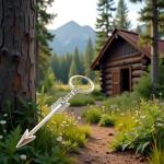 Silver Arrow Keychain for Archery Lovers