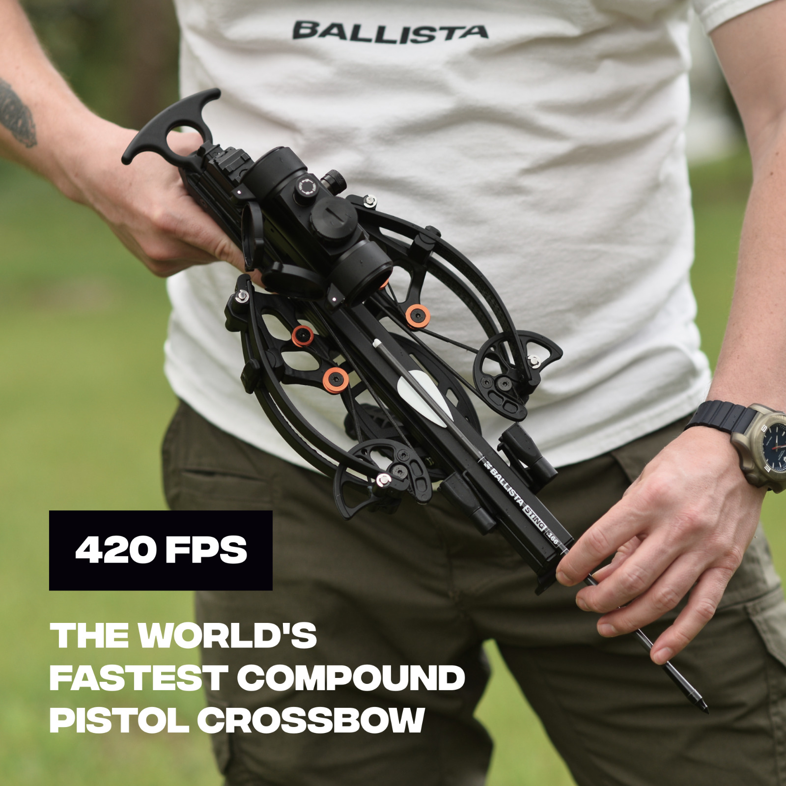 420fps Reverse Draw Crossbow - 150lbs Draw Weight