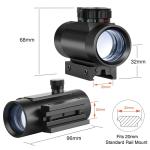 EZshoot Tactical Reflex Sight with Lens Cap