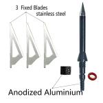 EOOENOON 100 Grain 3 Blade Broadheads with Case