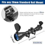 UUQ 3-9x40 Scope with Red/Green Illumination